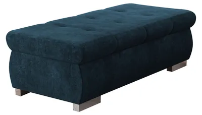 Produktbild von MIRJAN24 Polsterhocker Orkan Groß, Moderne Sitzhocker vom Hersteller, Holzkonstruktion, 120x60x39 cm (Farbe: Margo 227.10)