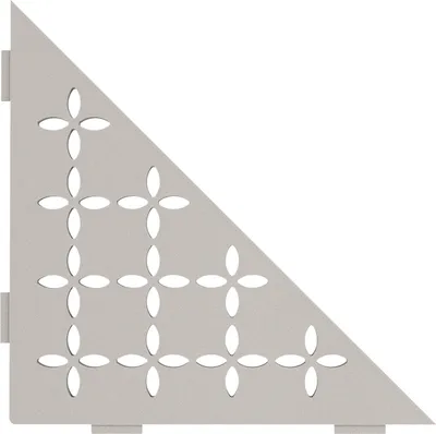 Produktbild von Schlüter SES1D5TSBG-E-S1 Ablage Floral 210x210mm Beigegrau
