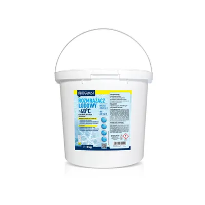 Zdjęcie produktu dla Sól drogowa CHLOREK WAPNIA Antylód Śnieg Lód odśnieżanie ROZMRAŻACZ 5kg