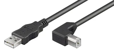 Produktbild von Goobay 5m USB 2.0 A/B, 5 m, USB A, USB 2.0, Männlich/Männlich, 0,48 Gbit/s, Schwarz