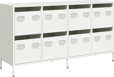 Zdjęcie produktu dla Szafka, biała, 135x39x73,5 cm, stal walcowana na zimno