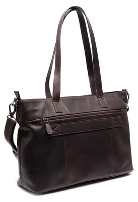 Produktbild von The Chesterfield Brand Laptoptasche Umhängetasche mit Laptopfach Mosel Shopper Brown dunkelbraun