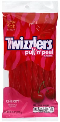 Image de Twizzlers Pull 'n' Peel Cerise (12 x 172 g)