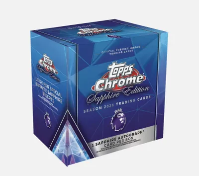 Produktbild von 2026 Topps Chrome Premier League Sapphire Edition Hobby-Box