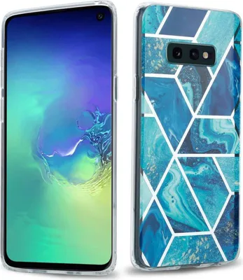Immagine prodotto di Cadorabo custodia protettiva per Samsung Galaxy S10 4G in TPU blu custodia per cellulare Custodia Cover