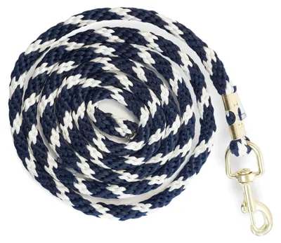 Führstrick für Pferde, Ponys, Esel, 2,5 m, blau