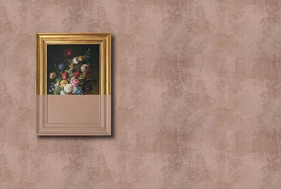 Produktbild von Tadessi Fototapete | Gemälde | 4.00 m x 2.70 m | Beige | Gold | Wandbild | Digitaldruck