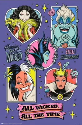 Immagine prodotto di Disney - Villains - Poster 61x91,5 cm