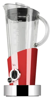 Obrázok produktu pre Bugatti Italy Vela, Stolný mixér, Pulzný spínač, Drtenie ľadu, 500 W, Červená, Nerezová oceľ, Priehľadná
