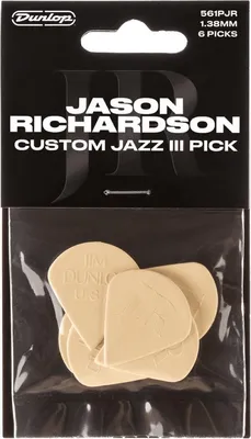 Immagine prodotto di Dunlop Jason Richardson Custom Jazz III, confezione da 6 plettri