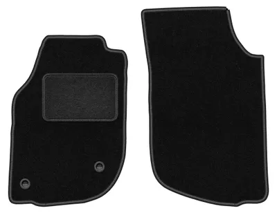 Productafbeelding van Velours voormatten voor Volvo 940 / 960 FL 1990-1998 (sedan) – 2-delig, zwart, op maat – Wielganizator LUX