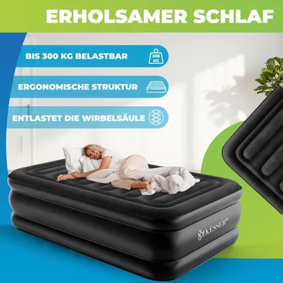 Produktbild von KESSER® Aufblasbare Matratze Luftbett mit integrierter elektrischer Pumpe, inkl. Aufbewahrungstasche