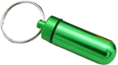 Produktbild von Adressröhrchen für Halsband – Adressröhrchen – Grün – Aluminium – Registrierung der Haustieradresse – CHPN
