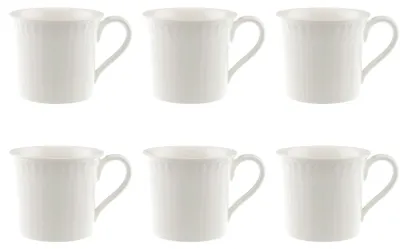 Produktbild von Villeroy & Boch Cellini 6er Set Teetasse 200 ml weiß Porzellan