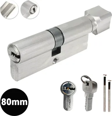Produktbild von Knauf Zylinderschloss Schließzylinder Tür Zylinder Knaufzylinder 80mm (40/40mm)
