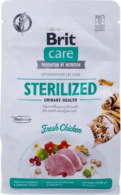Produktbild von BRIT Care Grain-Free Sterilized Urinary - Trockenfutter für Katzen - 400 g