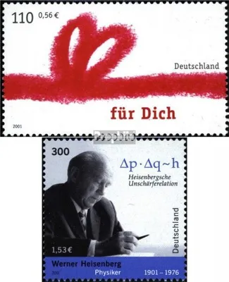 Produktbild von Briefmarken BRD (BR.Deutschland) 2001 Mi 2223,2228 (kompl.Ausg.) gestempelt Grußmarke