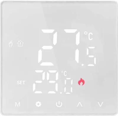 Obrázok produktu pre INF Zigbee Smart termostat pre elektrické podlahové vykurovanie s externým senzorom biely