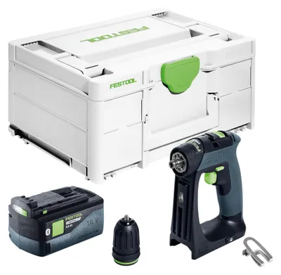 Zdjęcie produktu dla Festool CXS 18-Basic akumulatorowa wiertarko-wkrętarka 18 V 40 Nm bezszczotkowa + 1x akumulator 5,0 Ah + systainer - bez ładowarki