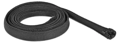 Immagine prodotto di DELOCK Geflechtschlauch Reißverschl. hitzebest.2mx20mm Black