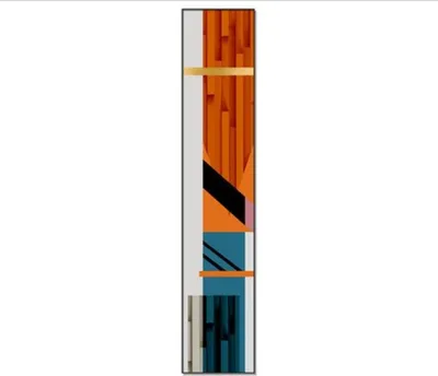 Produktbild von TPFLiving Kunstdruck LW-310 (OHNE RAHMEN) Poster - Leinwand - Wandbild - Hochauflösender Giclée-Druck, langlebig und hochwertig - Abstrakte Strukturen -  - Größe: 30x120cm