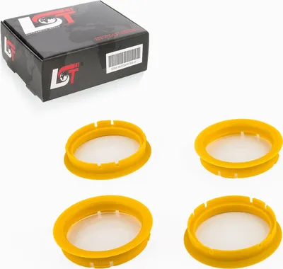 Produktbild von 4x Zentrierringe Gelb Alufelgen Ø 70,0 mm - 60,1 mm für SAAB für OPEL für VOLVO