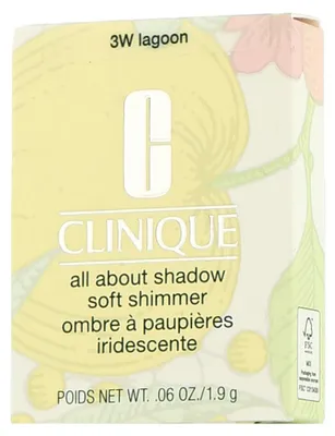 Imagen del producto de Clinique, sombra de ojos "All About Shadow Soft Shimmer" en el tono 3W Lagoon (1,9 g)