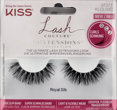 Produktbild von Royal Silk KISS Wimpern auf Streifen, Luxus, Kleber enthalten