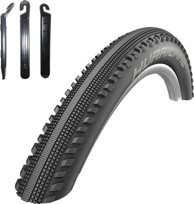 Produktbild von 1 x Schwalbe Hurricane Performance Fahrradreifen schwarz 57-584 ( 27,5 x 2.25 ) inkl. 3 Reifenheber