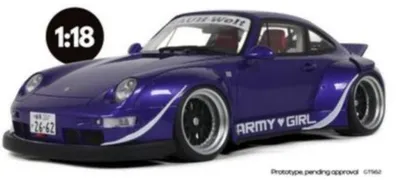 Produktbild von GT Spirit 1:18 RWB Porsche ARMY GIRL (2015) - PURPLE
