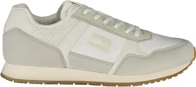 Produktbild von Weißer Herrensportschuh mit Details & herausnehmbarem Fußbett