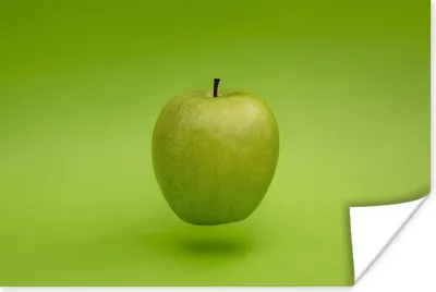 Produktbild von MuchoWow® Poster Obst - Apfel - Grün 30x20 cm - Plakate - Print