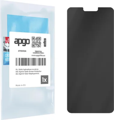 Produktbild von apgo Displayschutzglas Anti-Spähen Schutzglas für LG G7 ThinQ - Blickschutzglas Bildschirmschutz, 7H Hybrid Schutzglas mit Keramikbeschichtung [Matt, Full Glue, Anti-Spy]