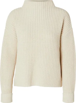 Produktbild von SELECTED FEMME Pullover mit Stehkragen und Rippstruktur Größe: XL