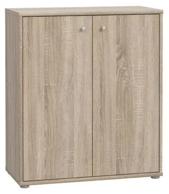 Produktbild von Kommode 2-türig T2KK60 TEMPRA von Forte Sonoma Eiche | Hellbraun