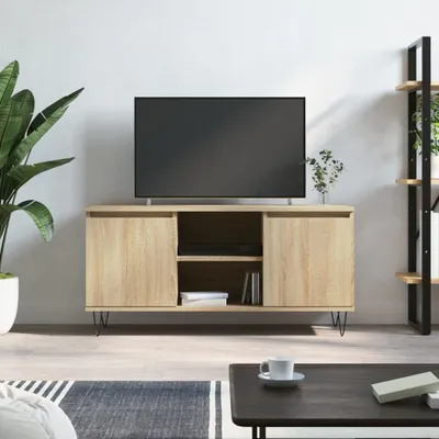Immagine prodotto di mobile TV vidaXL rovere Sonoma 104x35x50 cm in legno - mobile TV - mobile TV - supporto TV - pannello TV
