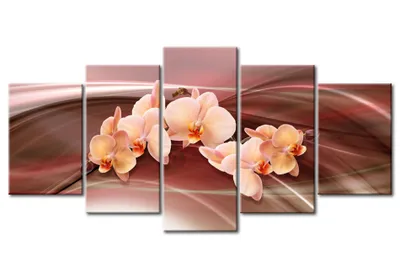 Produktbild von Akustikbild Blumen 200x100 cm Bilder Akustikschaum Hochleistungsschallabsorber Schallschutz Leinwand 5 tlg Wandbild Raumakustik Schalldämmung 020110-12