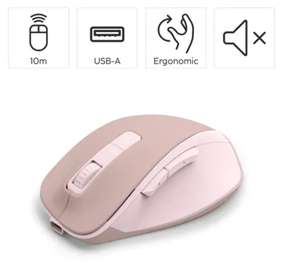 Immagine prodotto di hama 00173085 hama WM-500 Maus ergonomisch kabellos rosa
