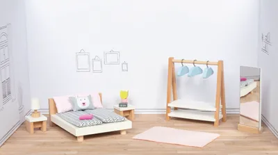 Immagine prodotto di Stile di arredamento per bambole, camera da letto