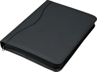 Image de Alassio Ringbuchmappe "RONDO", DIN A4, Lederimitat, schwarz