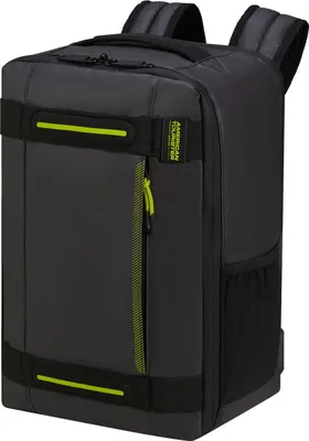 Produktbild von American Tourister URBAN TRACK Cabin Backpack Coated Rucksack mit Laptopfach black/lime