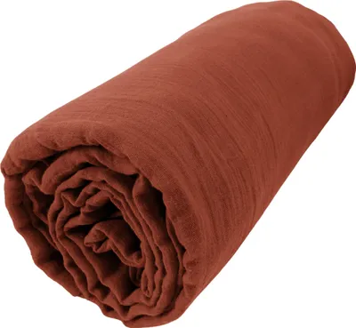Produktbild von Spannbetttuch 90 x 190 cm GAÏA Terrakotta