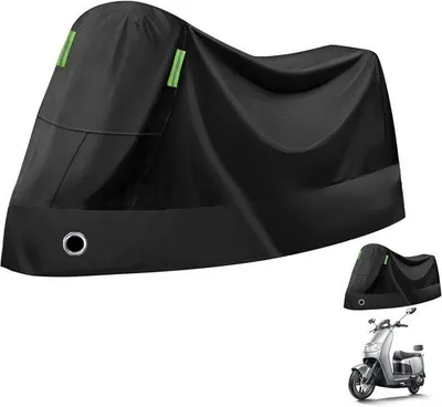 Zdjęcie produktu dla Osłona na rower – 220 x 110 x 95 cm – odporna na warunki atmosferyczne osłona na wszystkie rowery – czarna