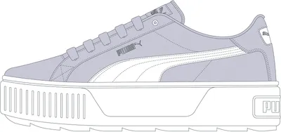 Produktbild von Puma Karmen 3846140012 (7/spring lavender-white-sil)
