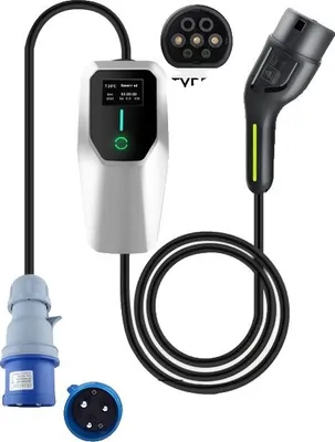Obrázek produktu pro Nabíječka pro elektromobily, konektor typu 2, vstupní proud 10–16 A, SYPro 7 kW 10 m