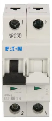 Produktbild von Leistungsschalter 1+NB 6A 15kA AC FAZ B6/1N 278642