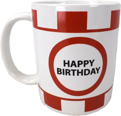 Produktbild von Kaffeebecher mit Happy Birthday 18 30 40 50 Jahre Geburtstagsgeschenk