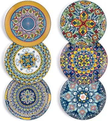 Produktbild von Salatschüsseln 21 cm, 6er-Set, Porzellan, für Zuhause