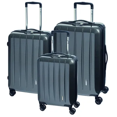Produktbild von Check.IN 3-tlg. Kofferset LONDON 2.0 mit 4 Rollen - carbon schwarz