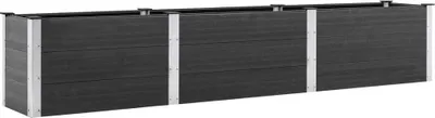 Produktbild von vidaXL Garten-Hochbeet 300x50x54 cm WPC Grau